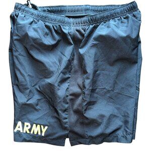 Men's Black ARMY Military Athletic Shorts Size Medium